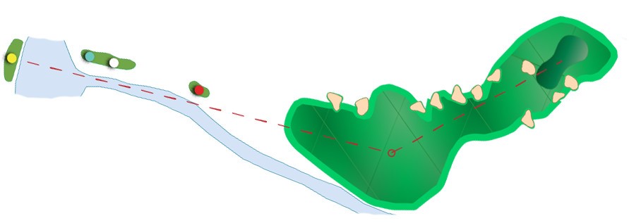 Hố 15 - Par 4 - 373 yards