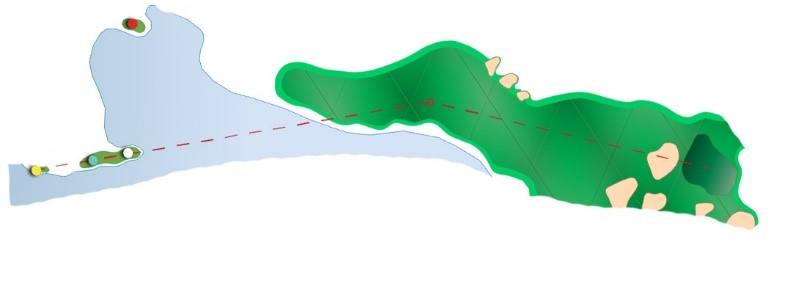 Hố 9 - Par 4 - 394 yards