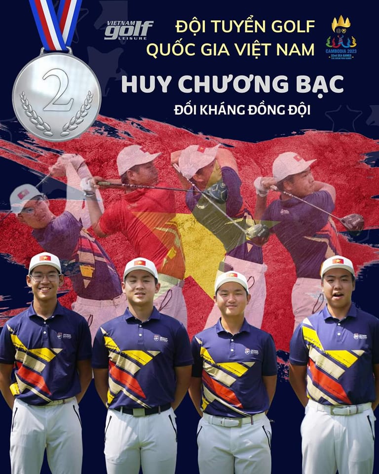 SÂN GOLF TUẦN CHÂU CHÚC MỪNG ĐT GOLF VIỆT NAM ĐOẠT HUY CHƯƠNG BẠC CHUNG KẾT ĐỐI KHÁNG ĐỒNG ĐỘI SEA GAMES 32