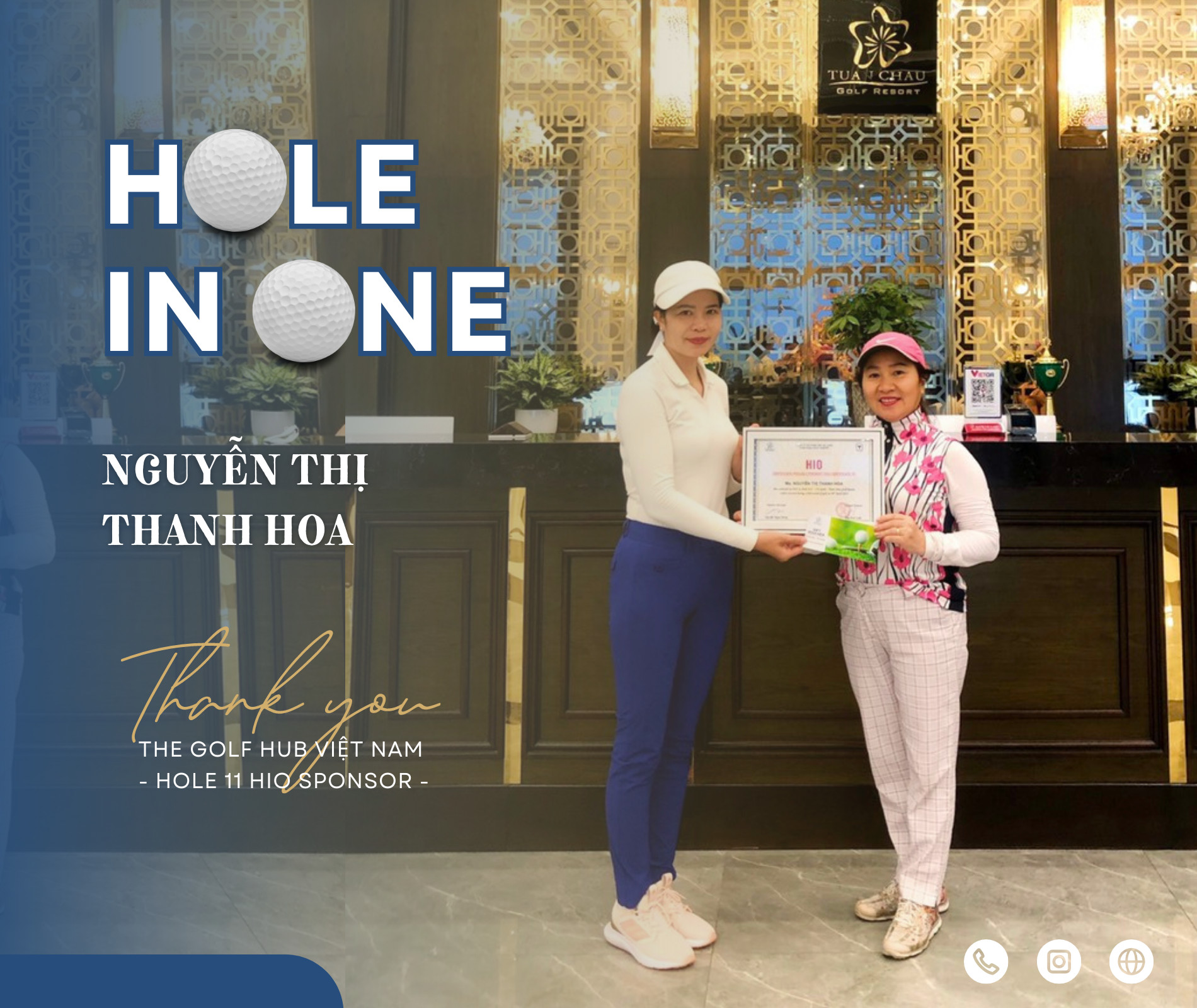 NHẬN VÍA LÀNH - HOLE IN ONE LẠI ĐẾN